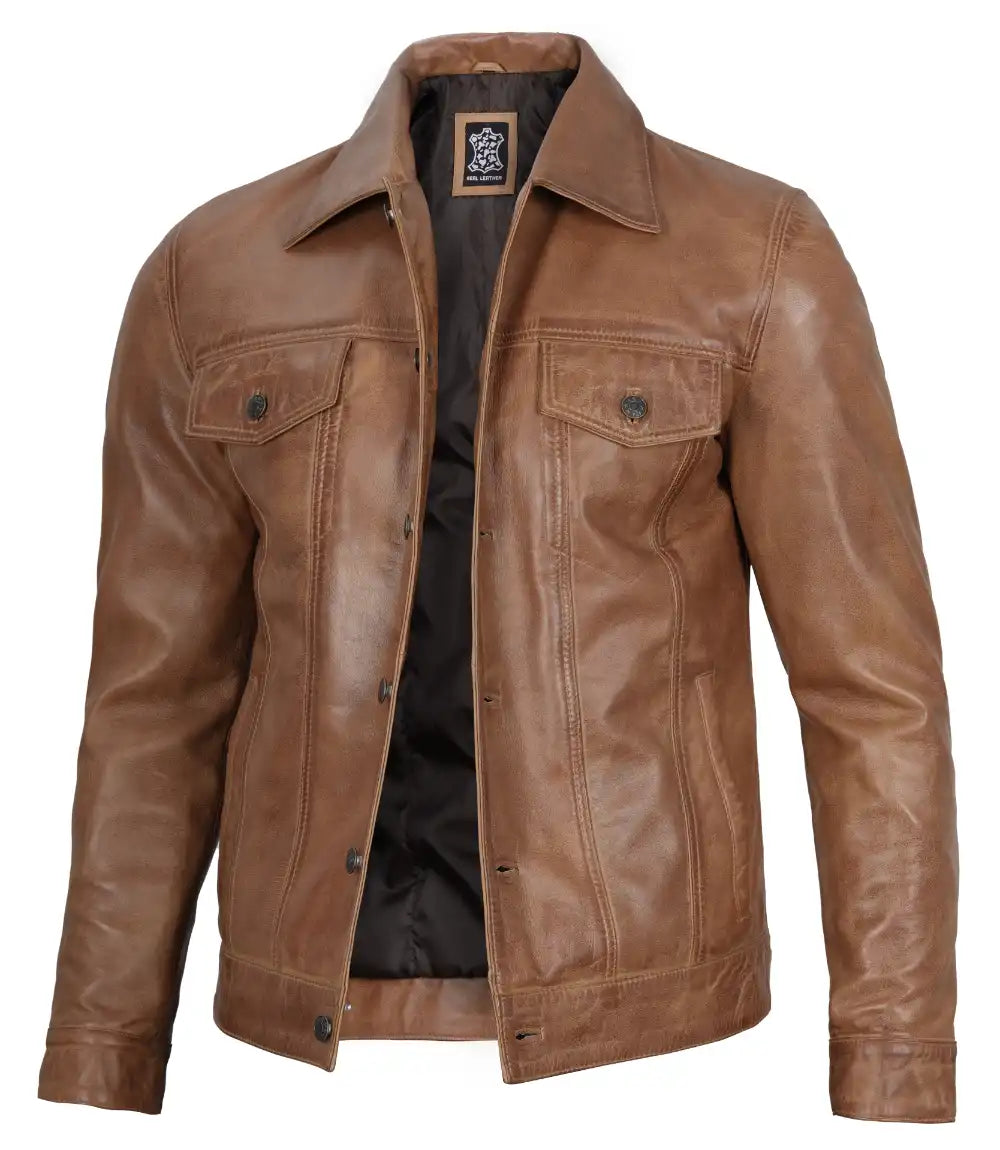Decrum leather jackets Clearance