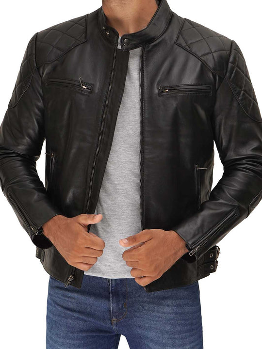 David Beckham Leather Jacket Decrum