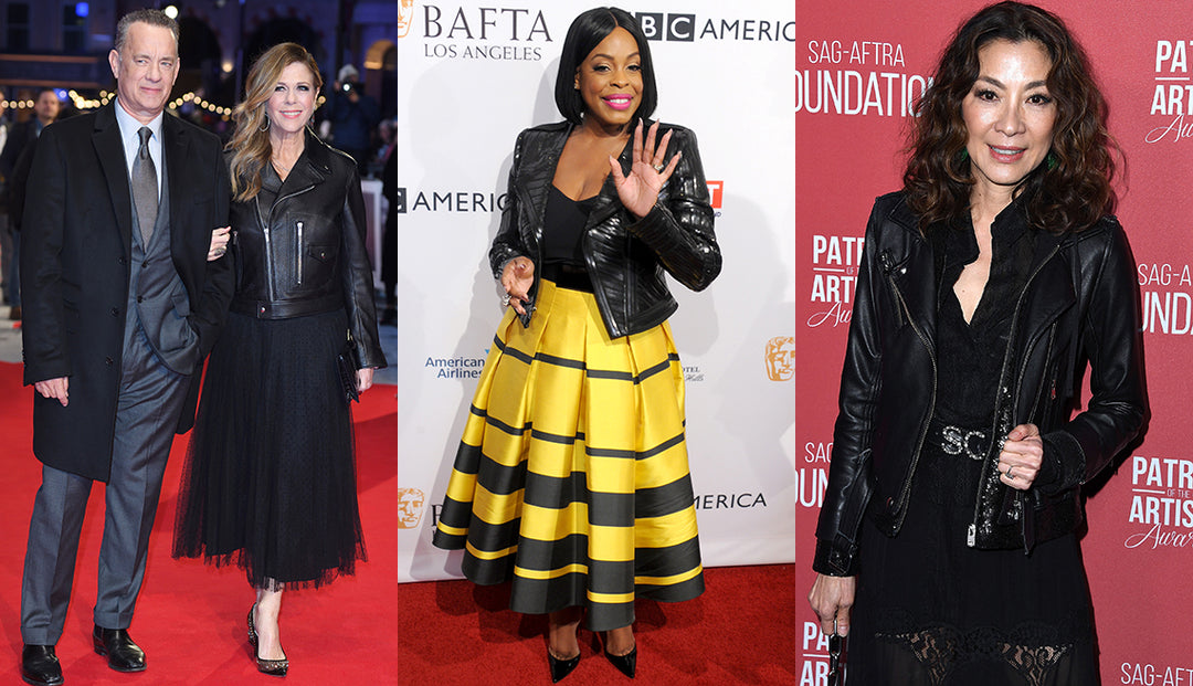 Celebrities Wearing Leather Jackets on the Red Carpet: A Look at How Celebrities Incorporate Leather Jackets into Their Formal Red Carpet Looks