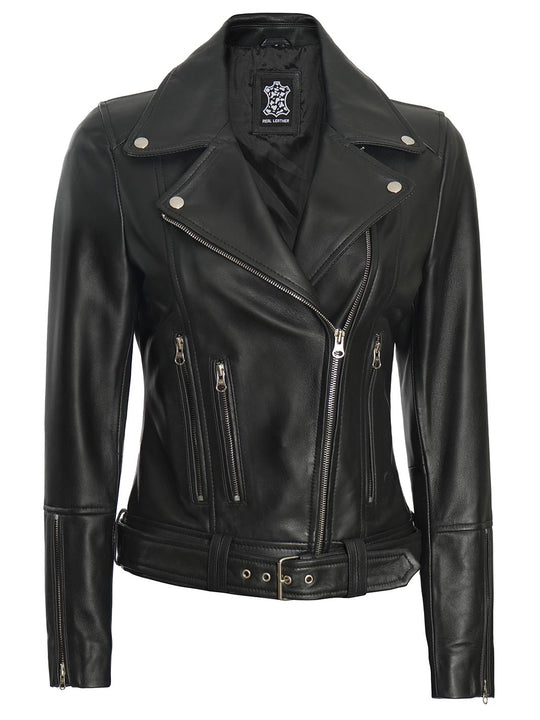 Aldo Womens Black Leather Jacket