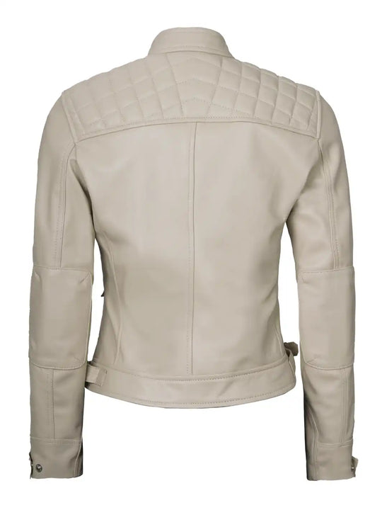 cafe racer leather jacket for women