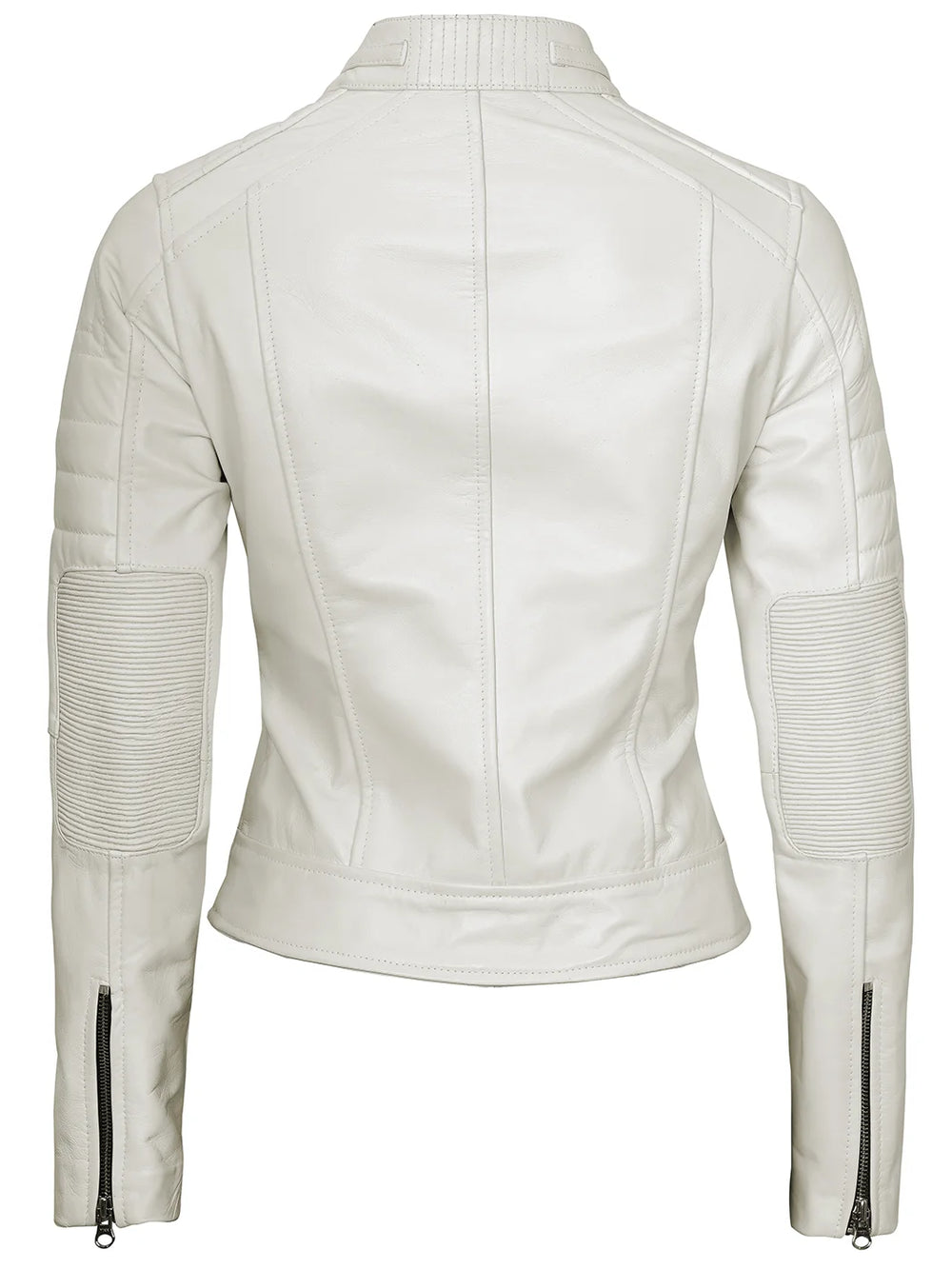 CAfe racer leather jacket for women