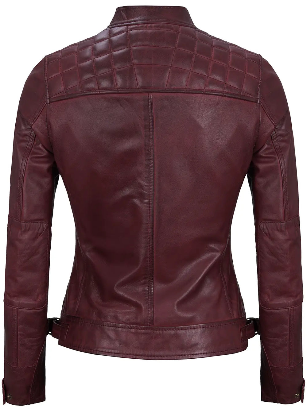 Cafe racer real leather jacket