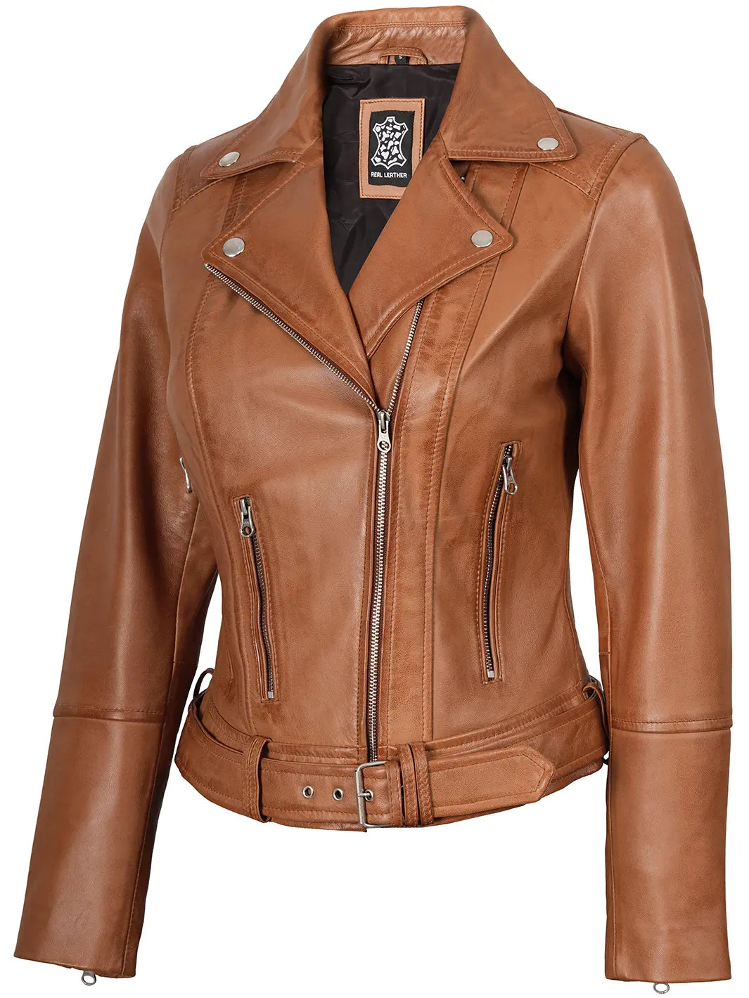 送料無料Decrum Women's Leather Jackets - Winter Jacket Women | [1309383] Jean, M並行輸入