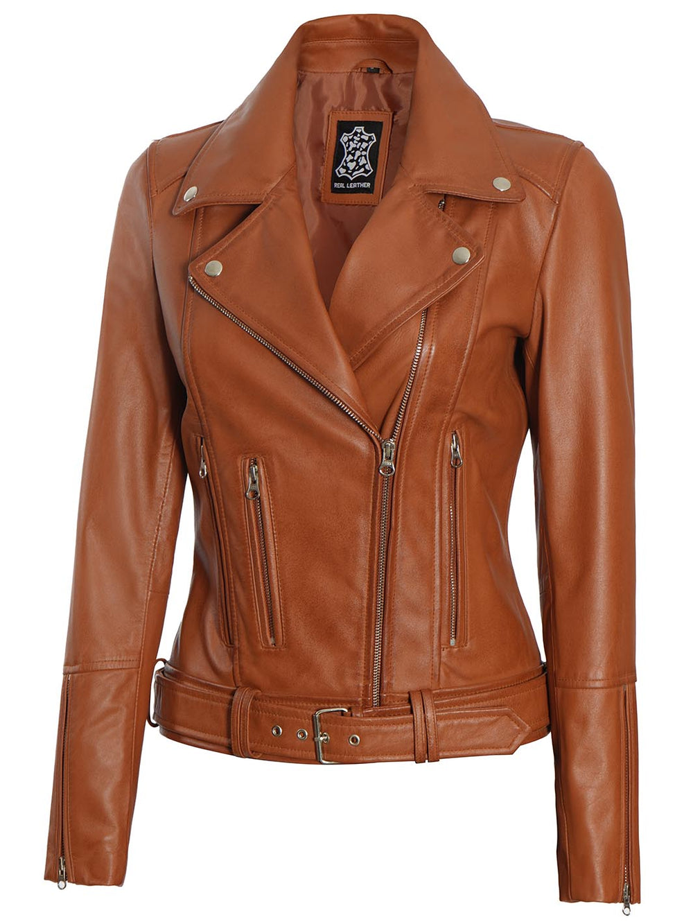 Elisa womens lambskin leather jacket