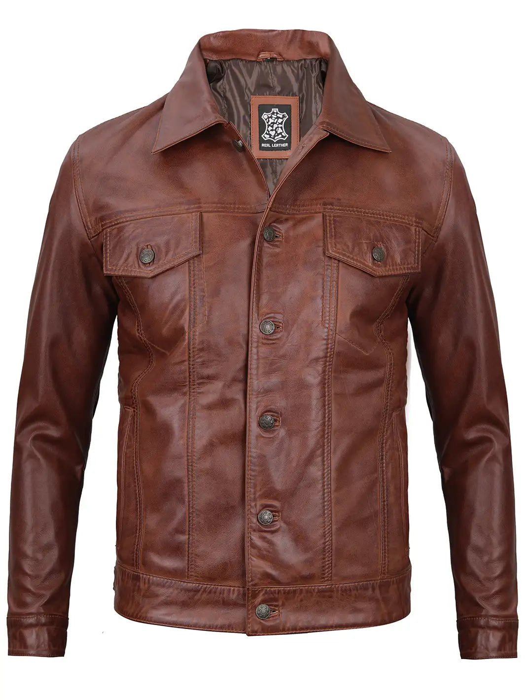 Represent Men's Giacca Bomber Trucker Brown