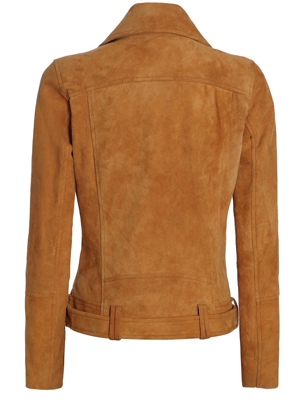 Womens Brown Moto Leather Jacket