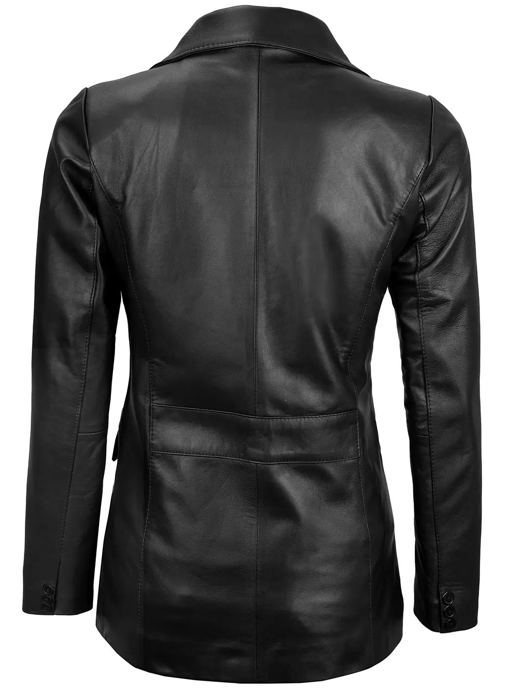 Wpmens leather blazer