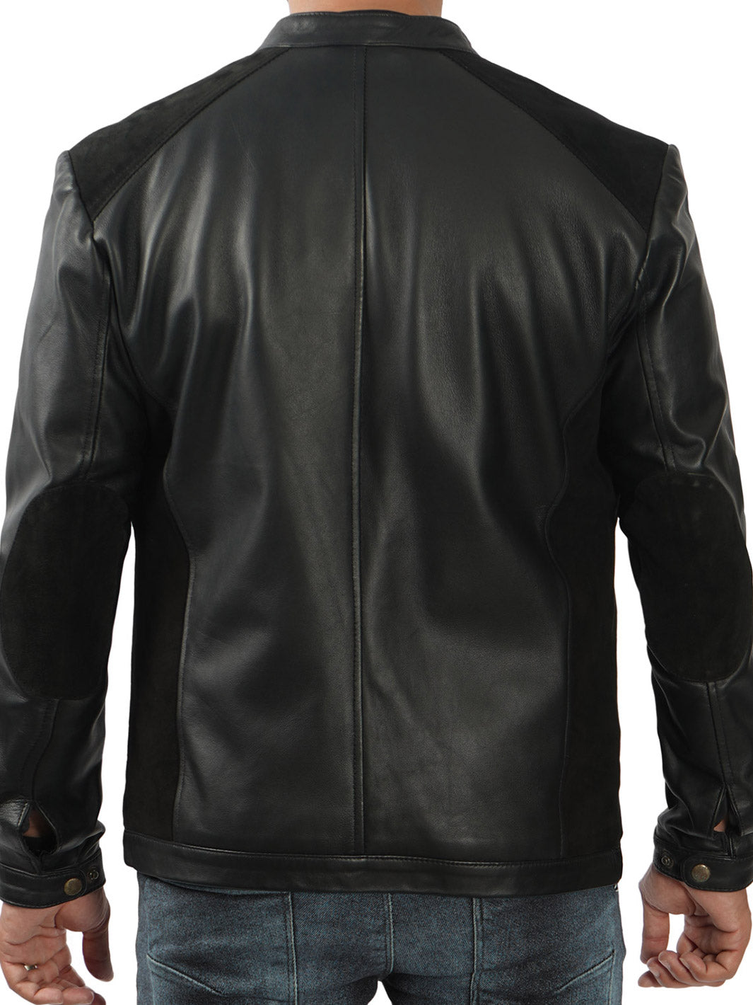 Mens Black Leather Jacket for men