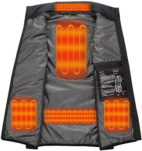 mens rechargeable battery heated vest