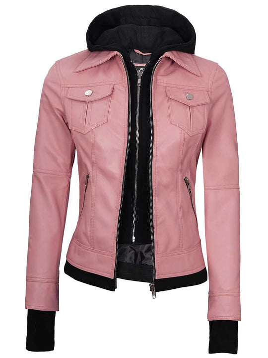 womens real leather jacket