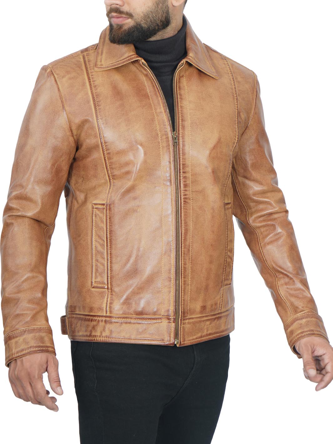 John Wick Camel Brown Leather Jacket