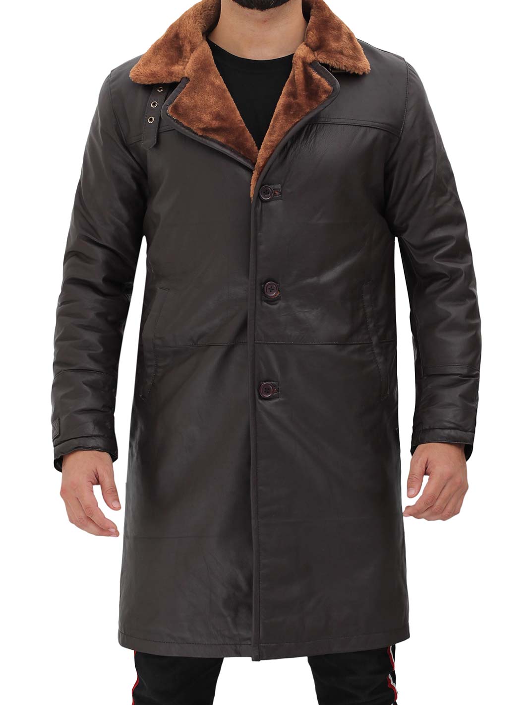 Men's Shearling Leather Coat | Decrum