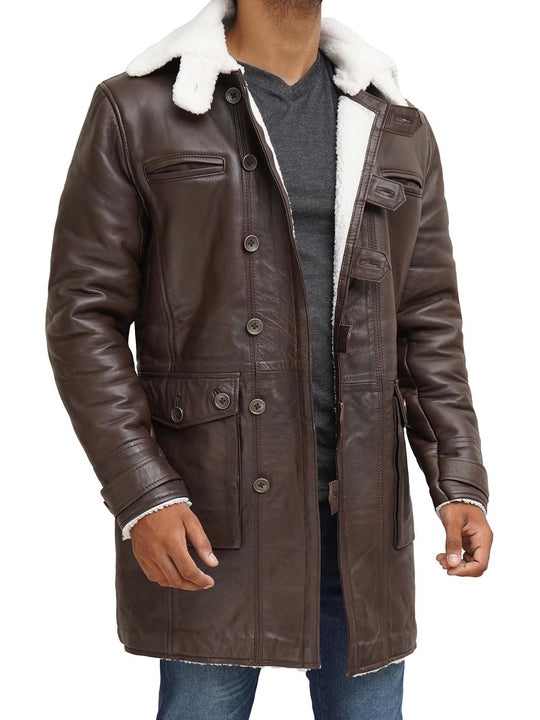 Shearling Coat Leather Jacket