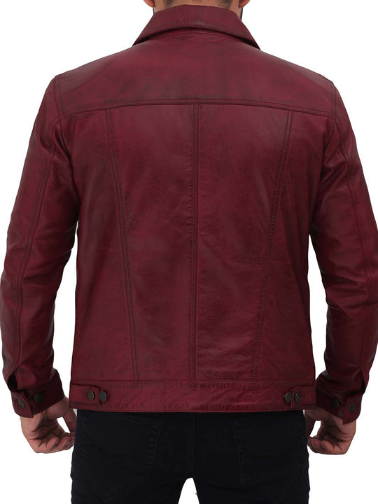 Mens Fernando Leather Jacket