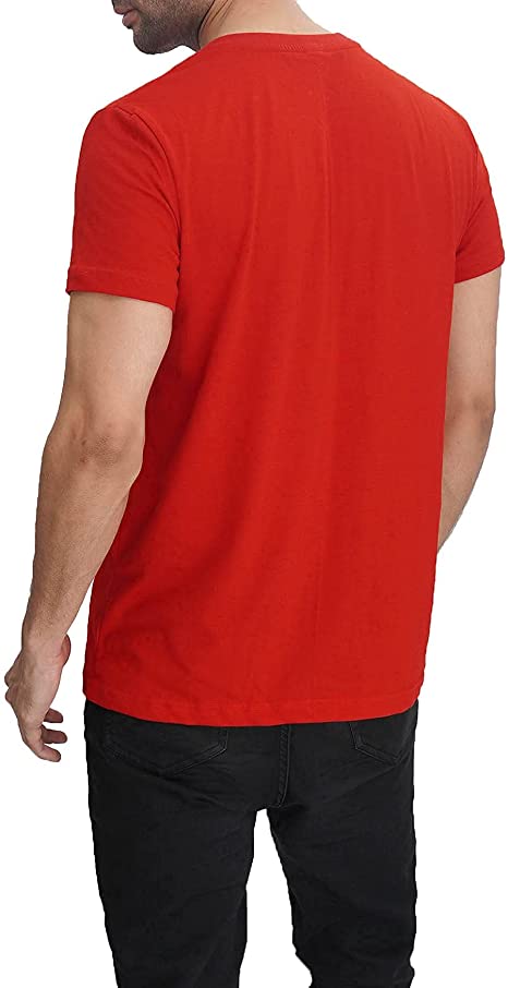 Mens V Neck Short Sleeves T-shirt