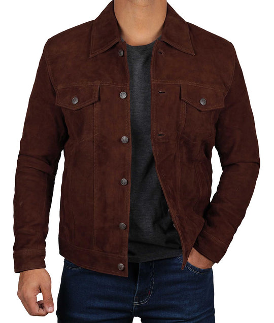 suede leather jackets men's