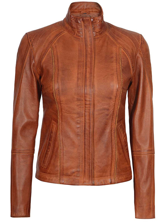 biker jacket ladies leather
