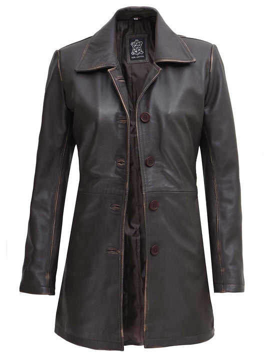 long leather coat 